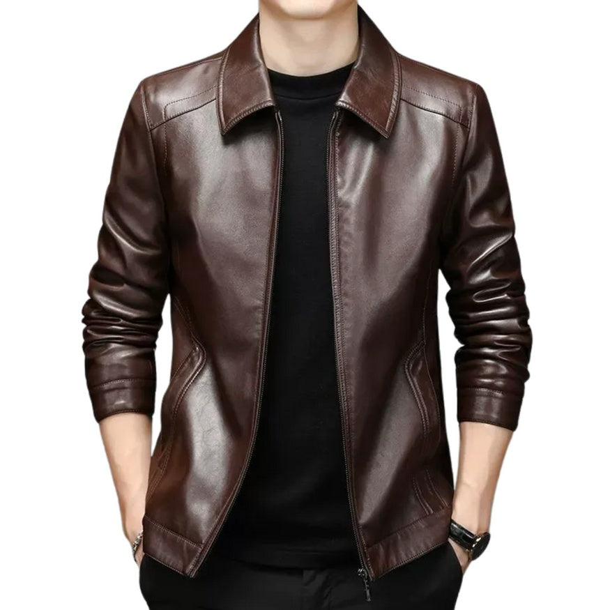 Chaqueta de Cuero Bassano