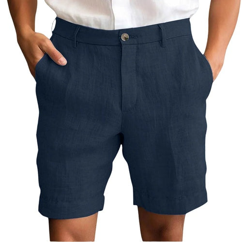 Pantalones Cortos de Lino Piombino