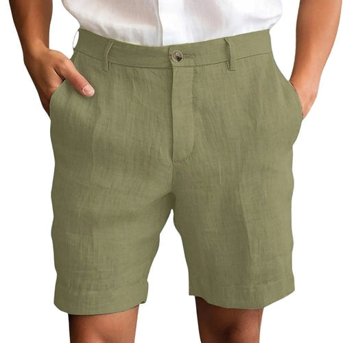 Pantalones Cortos de Lino Piombino