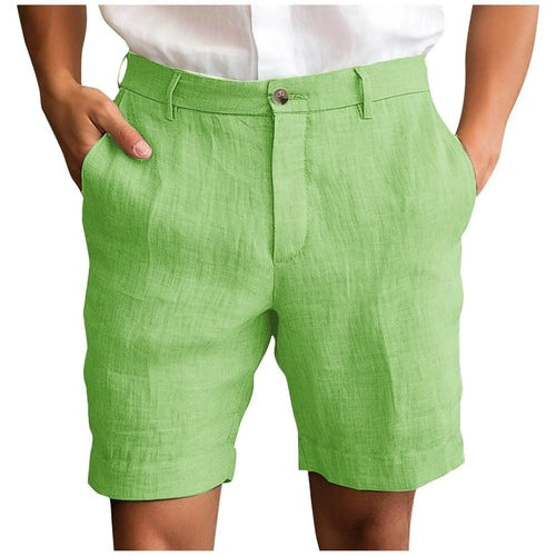 Pantalones Cortos de Lino Piombino