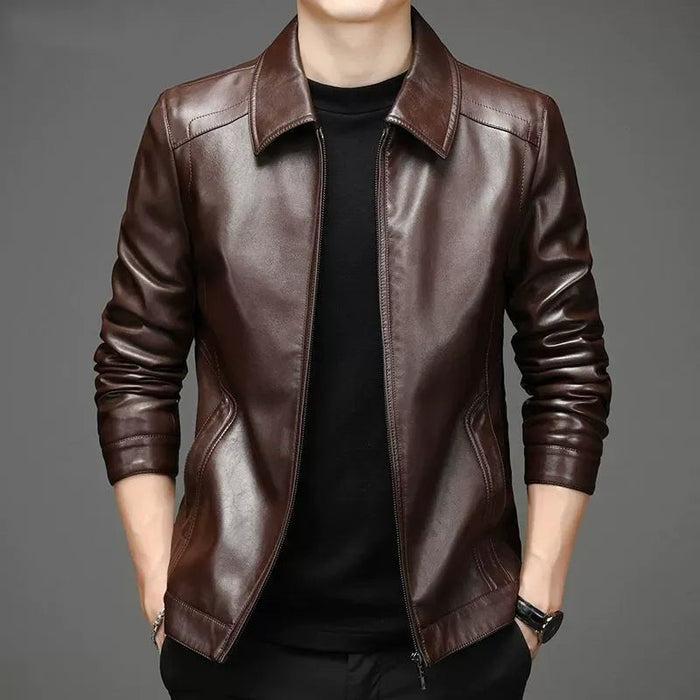 Chaqueta de Cuero Bassano