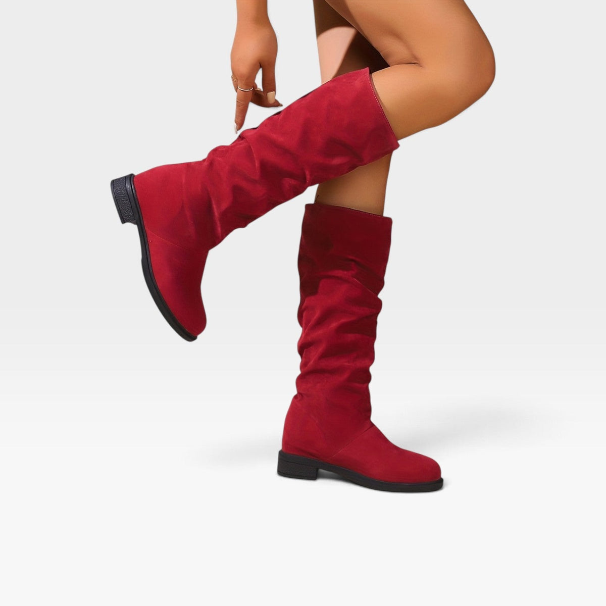 Botas de Ante Altas para Mujer