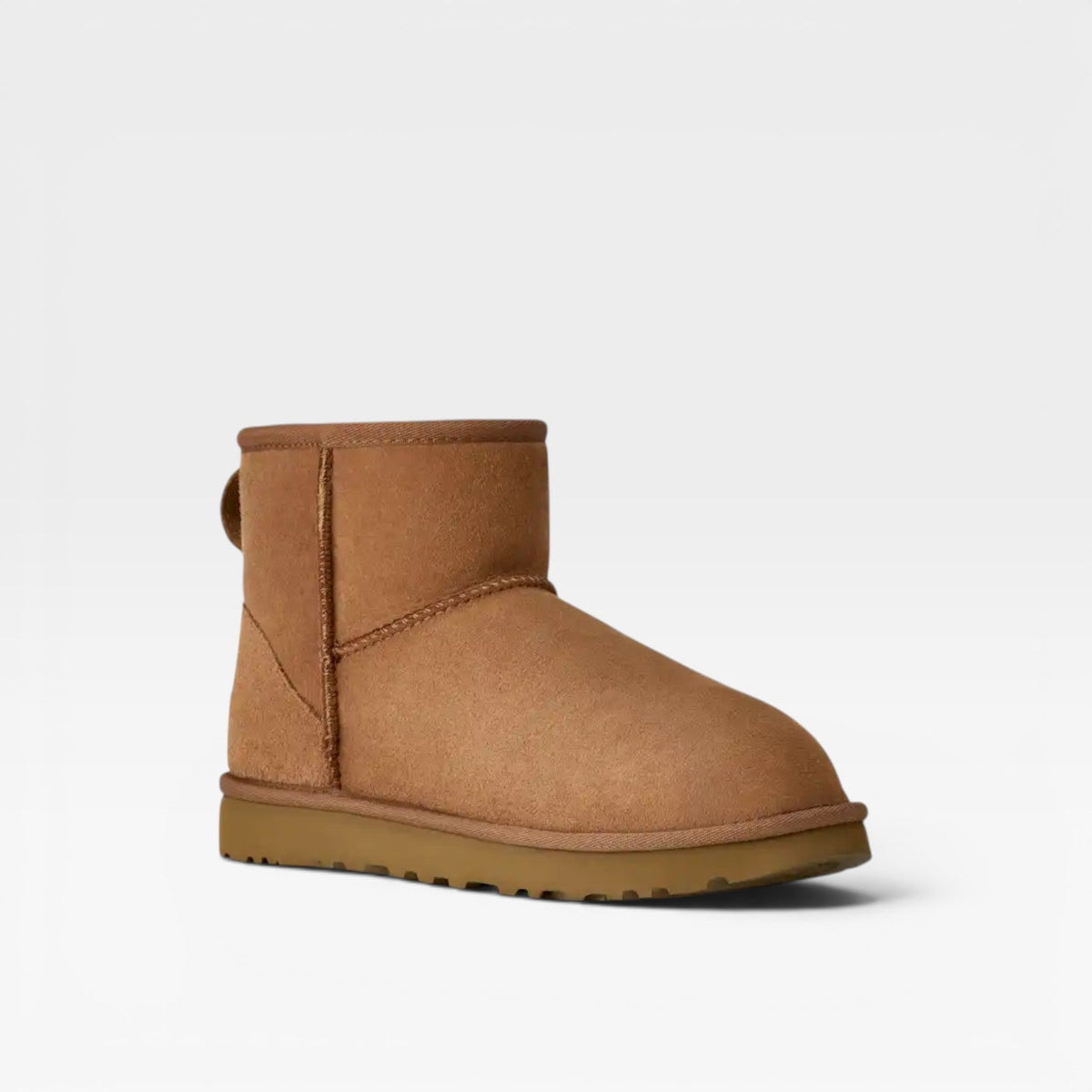 Botas Mini de Ante de Piel de Vaca para Mujeres – Botas de Invierno de Altura de Tobillo Acogedoras