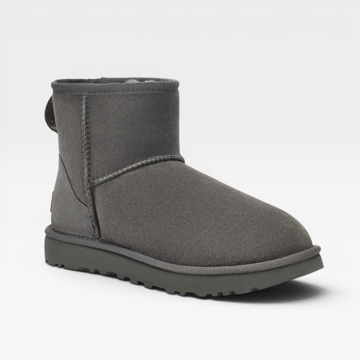 Botas Mini de Ante de Piel de Vaca para Mujeres – Botas de Invierno de Altura de Tobillo Acogedoras