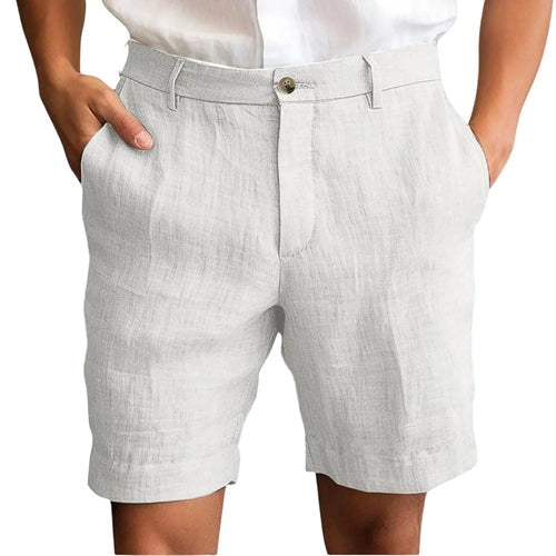Pantalones Cortos de Lino Piombino