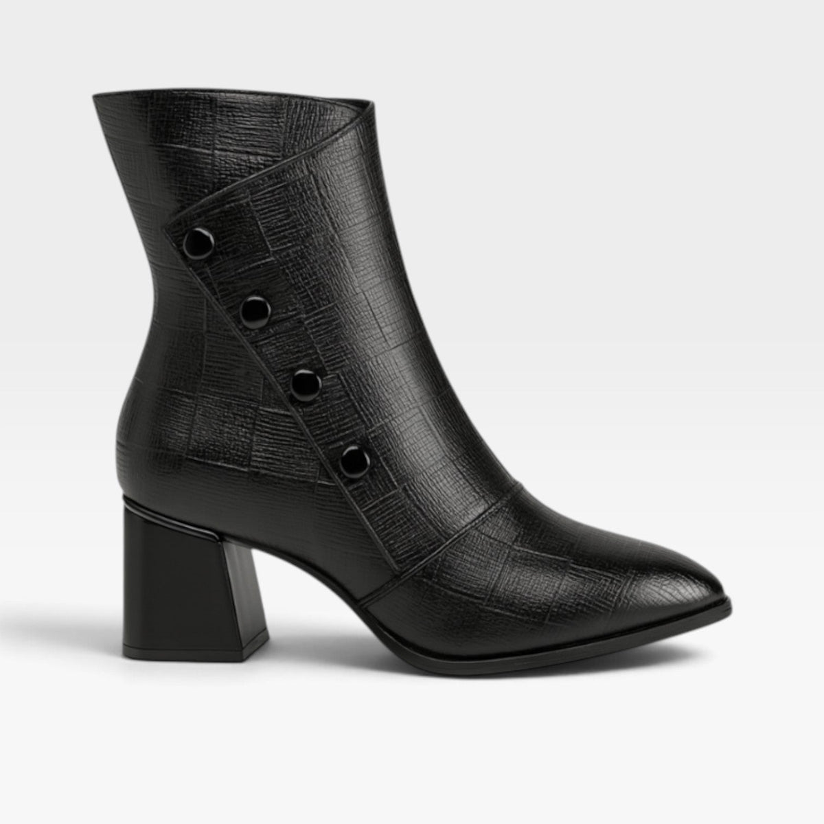 Botas de Cuero con Punta Fina para Mujer