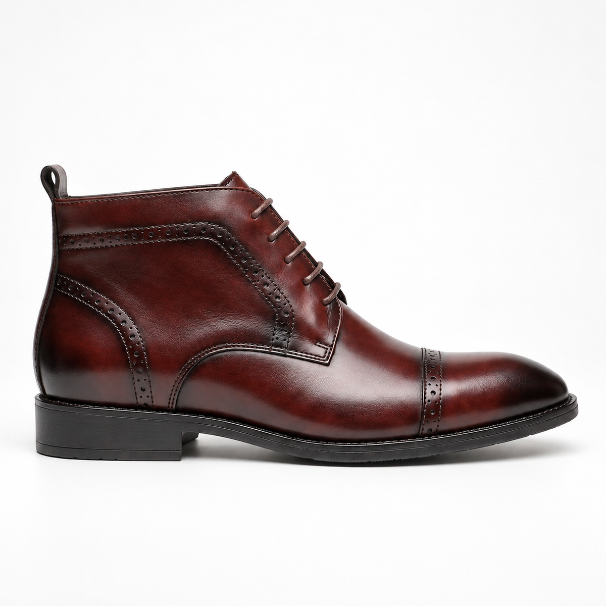 Botas de Cuero para Hombre con Punta Cap