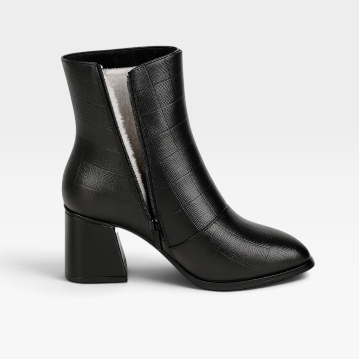 Botas de Cuero con Punta Fina para Mujer