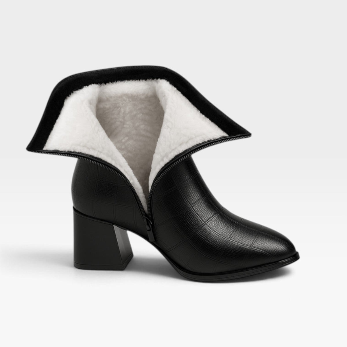 Botas de Cuero con Punta Fina para Mujer
