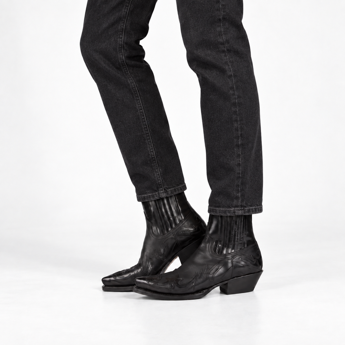Botas de Cuero para Hombre Estilo Cowboy