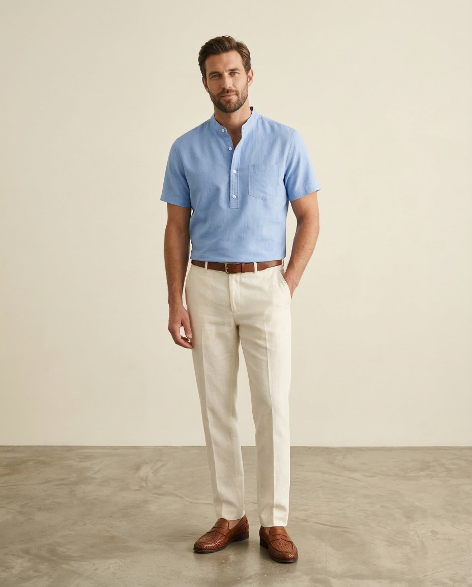 Camisa de Lino Riviera Form