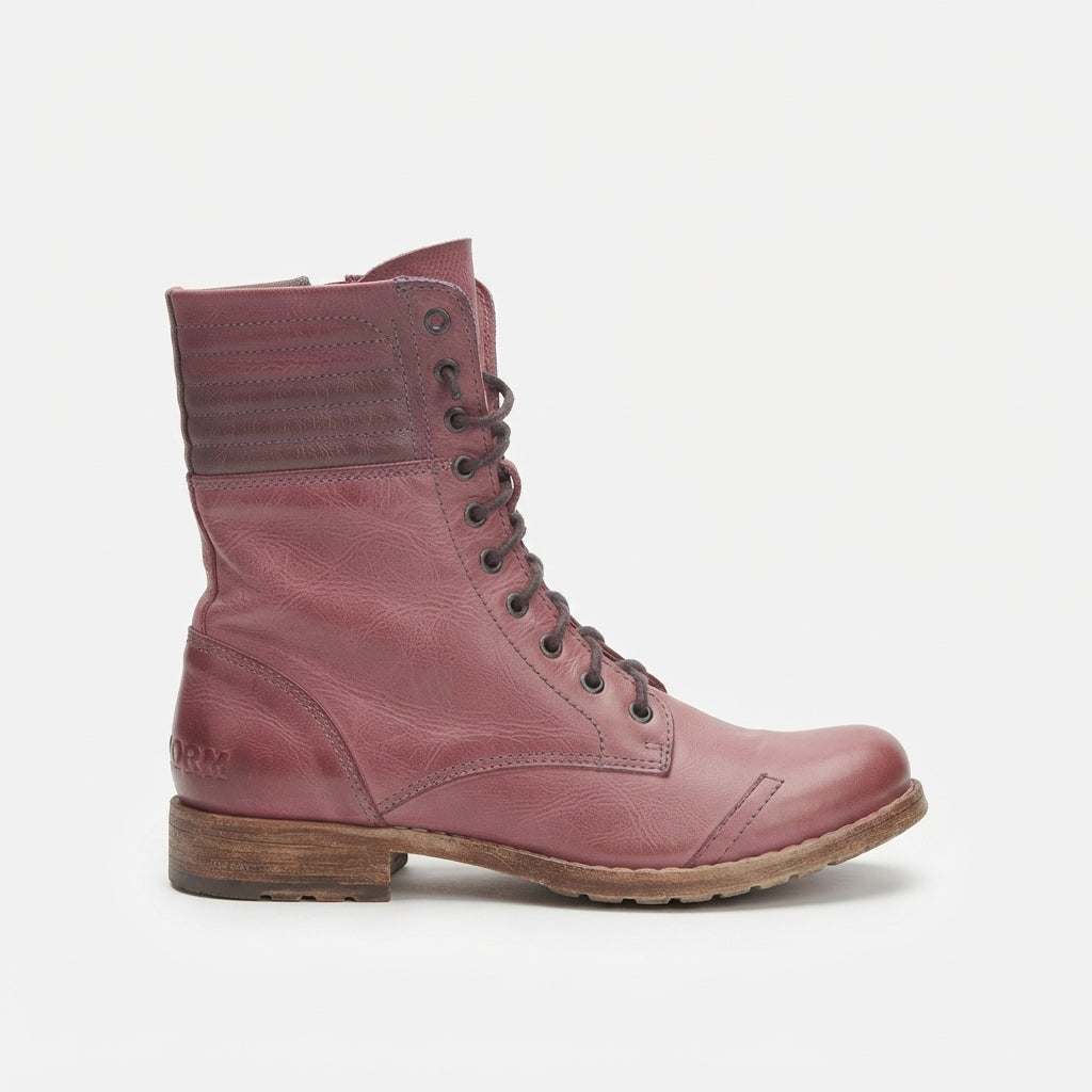 Botas de Combate para Mujer con Cordones Resistentes