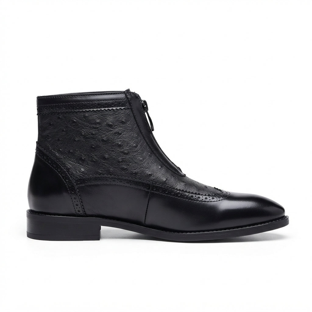 Botas de Cuero Brogue para Hombre