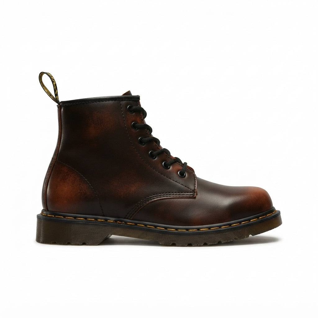 Botas de Combate de Cuero para Hombre