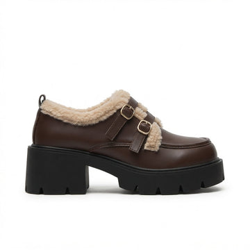 Zapatos de Plataforma Monk-Strap para Mujeres