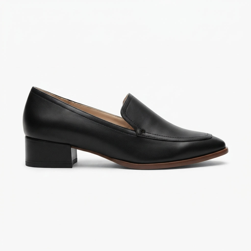Mocasines ortopédicos de punta afilada para mujer