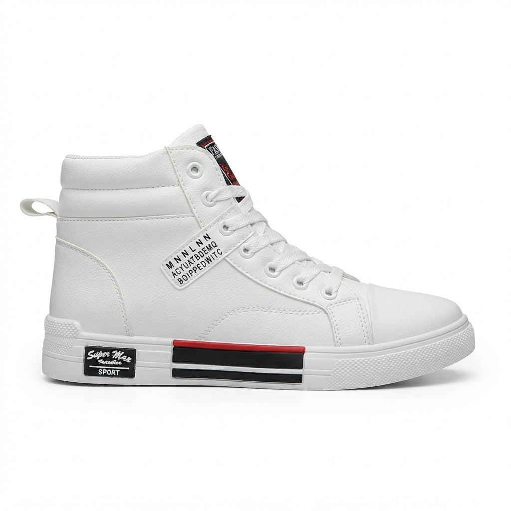 Zapatillas Altas de Hombre con Cordones Relajadas