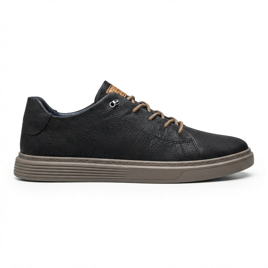 Zapatillas de Cuero para Hombre con Cordones