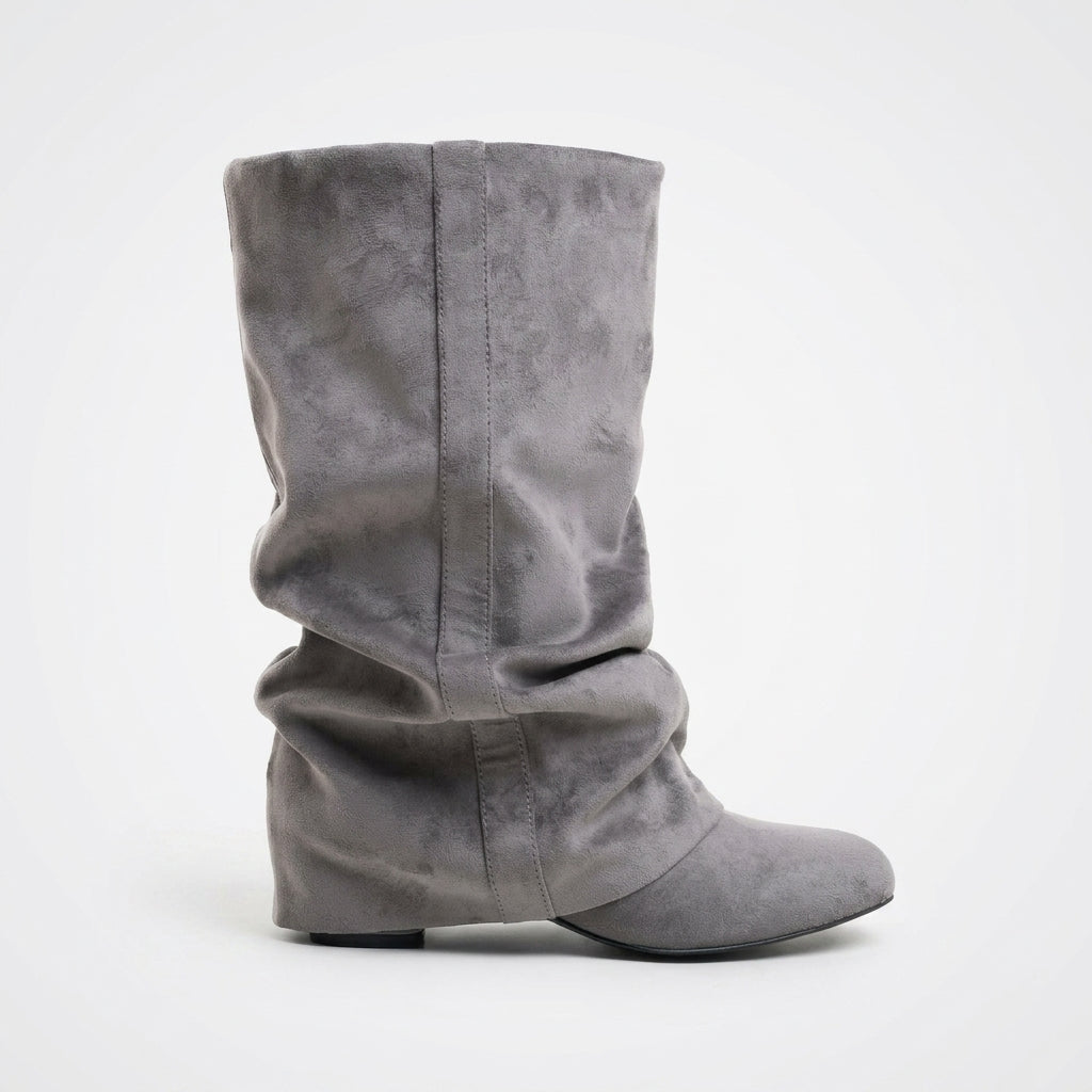 Botas de Suede Sueltas para Mujer