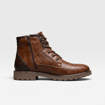 Botas de Combate de Cuero para Hombre