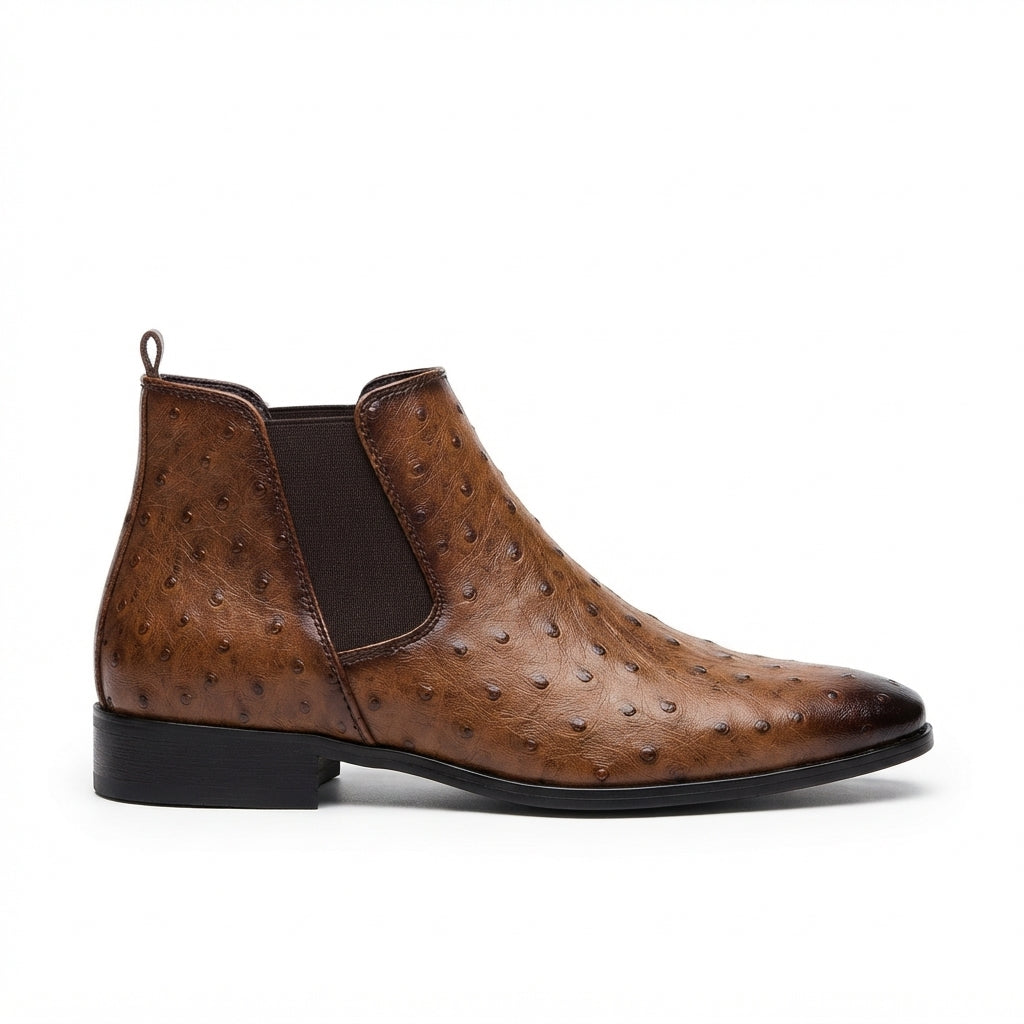 Botines Chelsea de Punta Afilada para Hombre