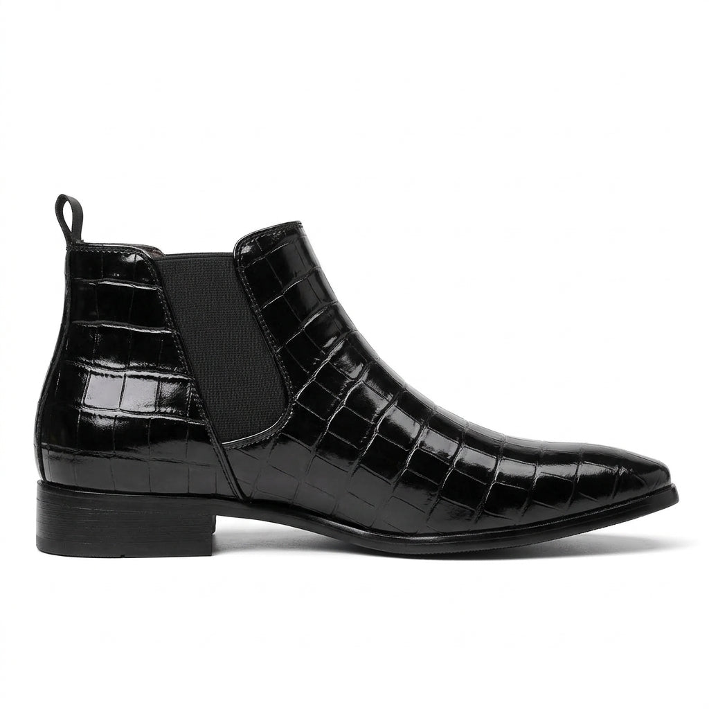 Botas Chelsea de Croc Grabado para Hombre