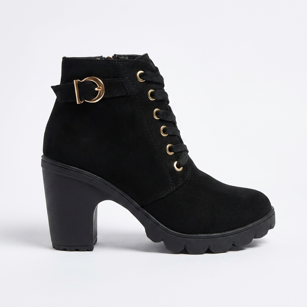 Botas de Combate de Tacón para Mujeres