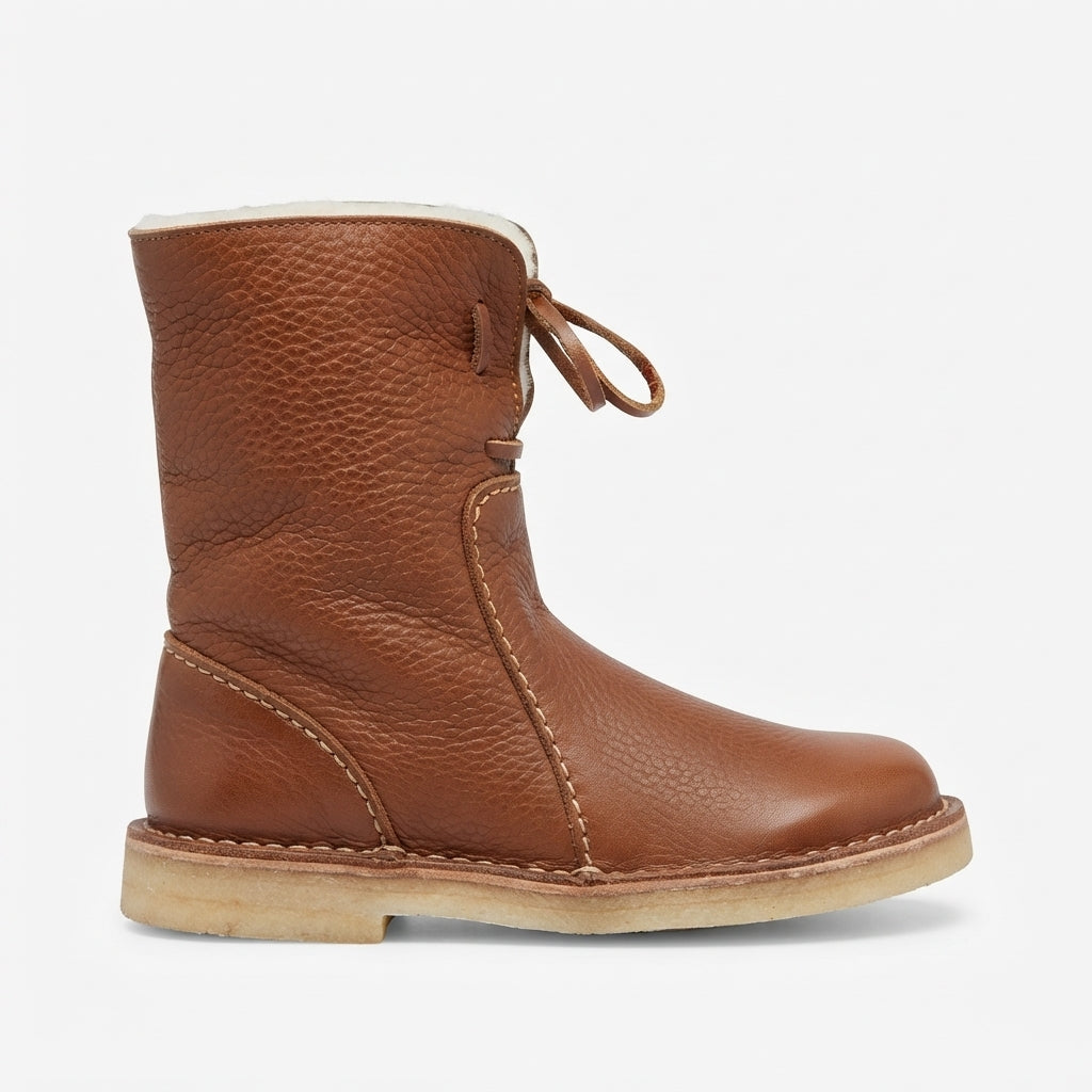 Botas de Cuero Ortopédicas para Mujer