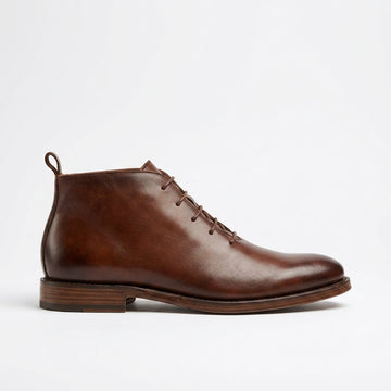Botas de Cuero para Hombre Slip-on hasta el Tobillo