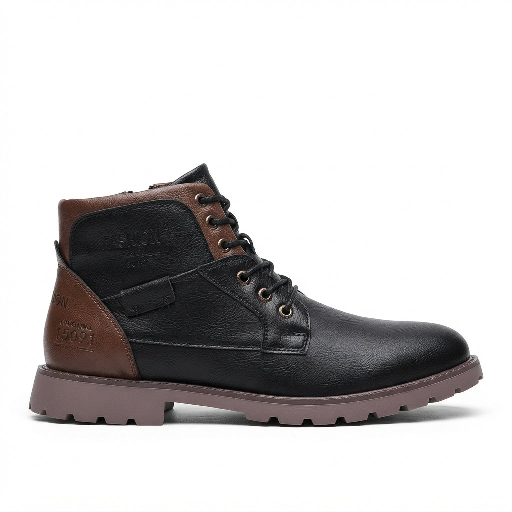 Botas de Combate Ankle Rústicas para Hombre