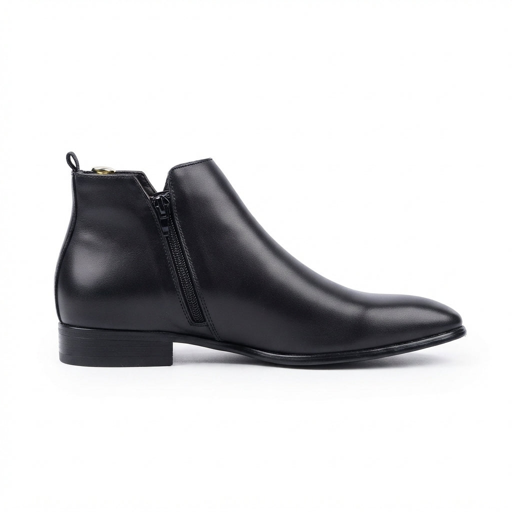 Botas de Cuero Pulido para Hombre