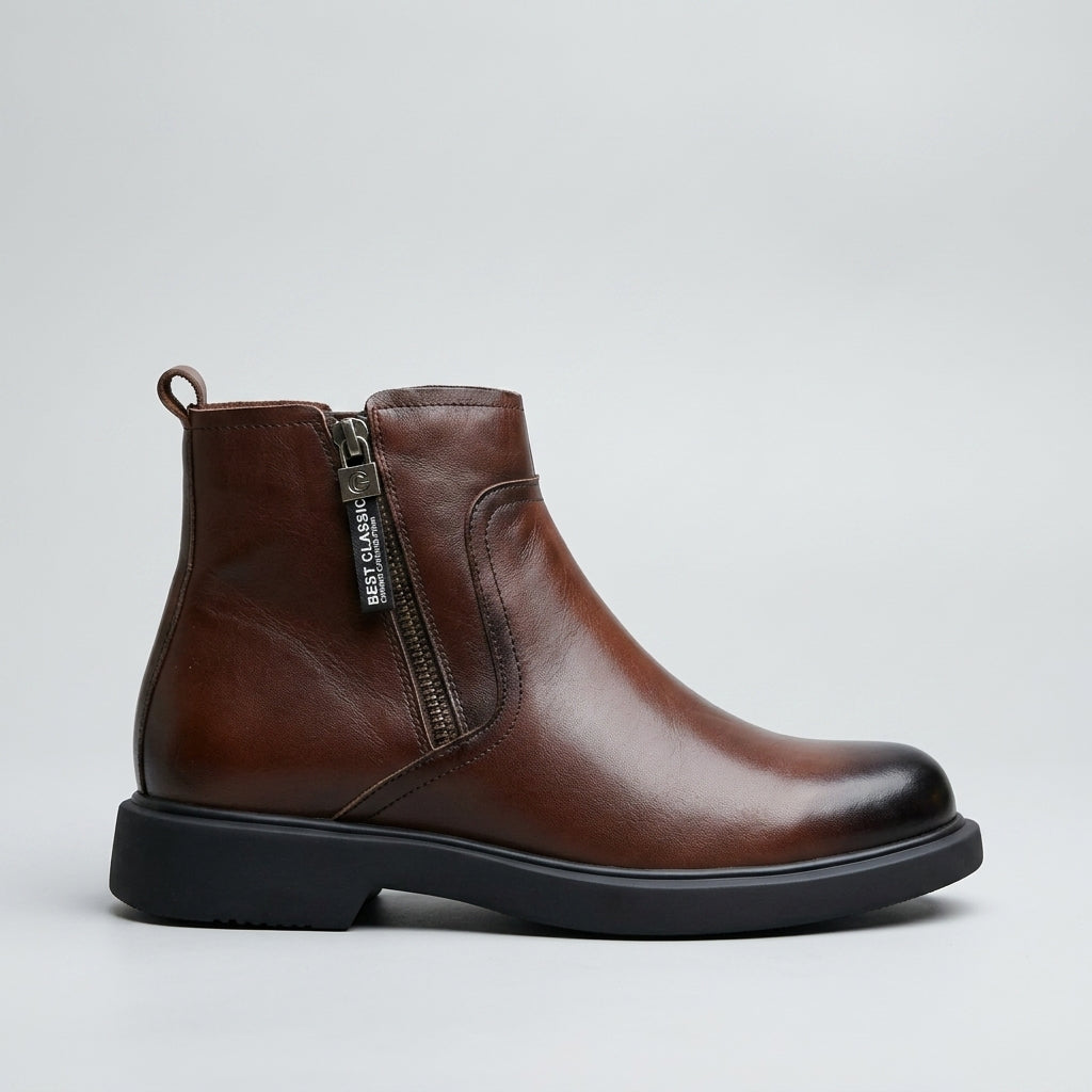 Botas de Cuero Chelsea para Hombre