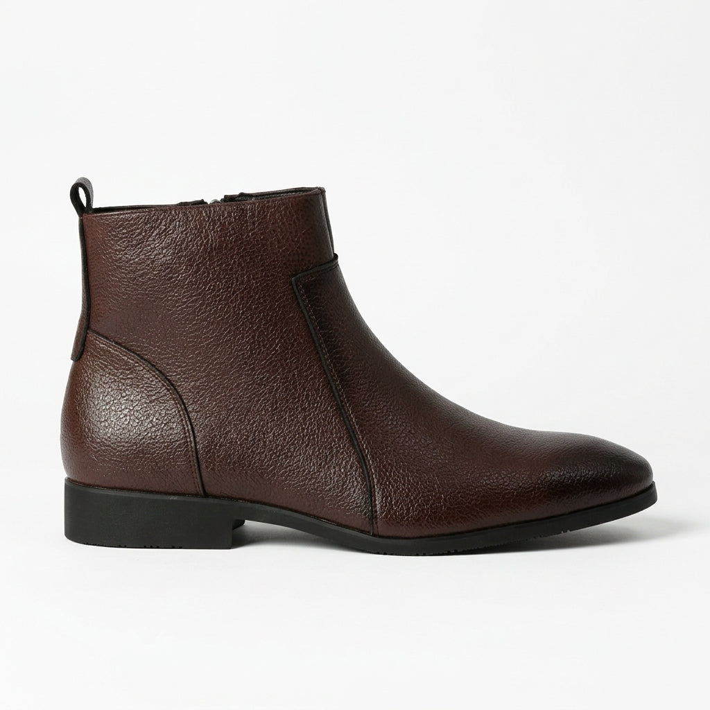 Botas de Cuero con Punta Afila para Hombre