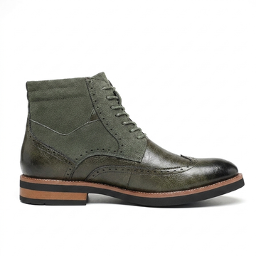 Botas de Cuero para Hombre con Punta de Ala