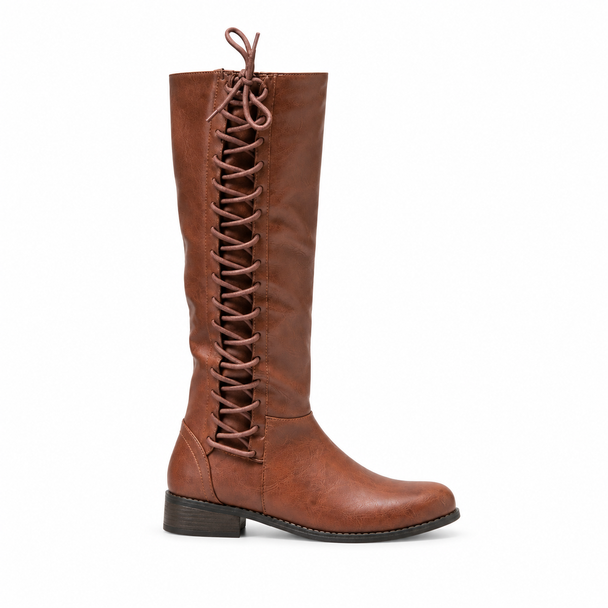 Botas Elegantes de Cuero Sintético hasta la Rodilla para Mujer