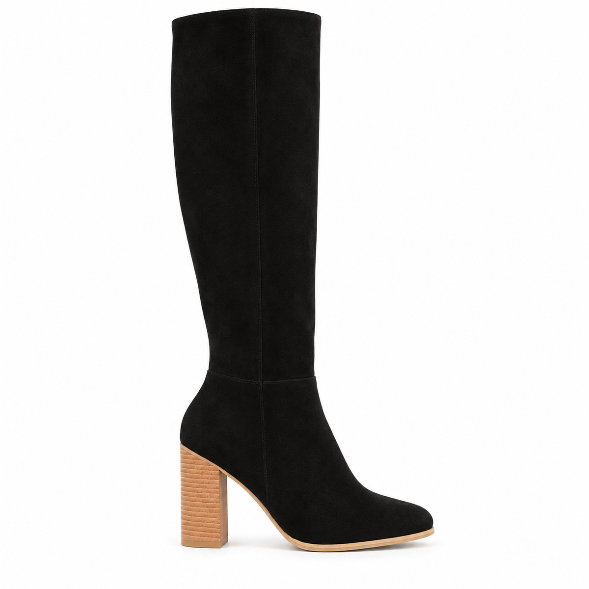 Botas de vaquero de tacón bloque alto hasta la rodilla para mujer