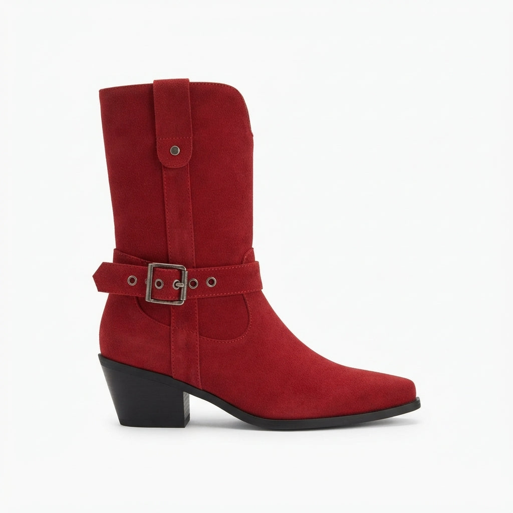 Botas de vaquero de media caña para mujer