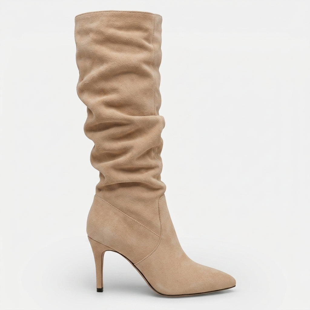 Botas de Ante Altas para Mujer