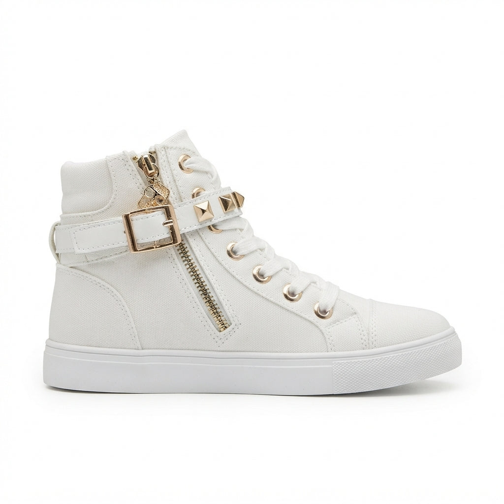 Zapatillas Altas con Estrellas para Mujeres