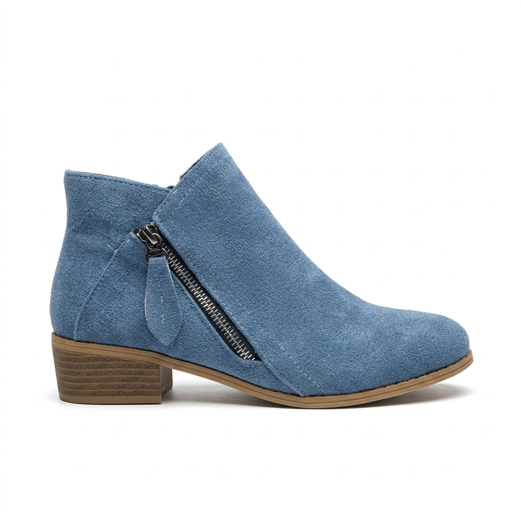 Botines de Tacón Bajo para Mujeres