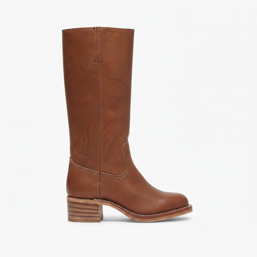 Botas de Cuero Elegantes para Mujer hasta la Rodilla