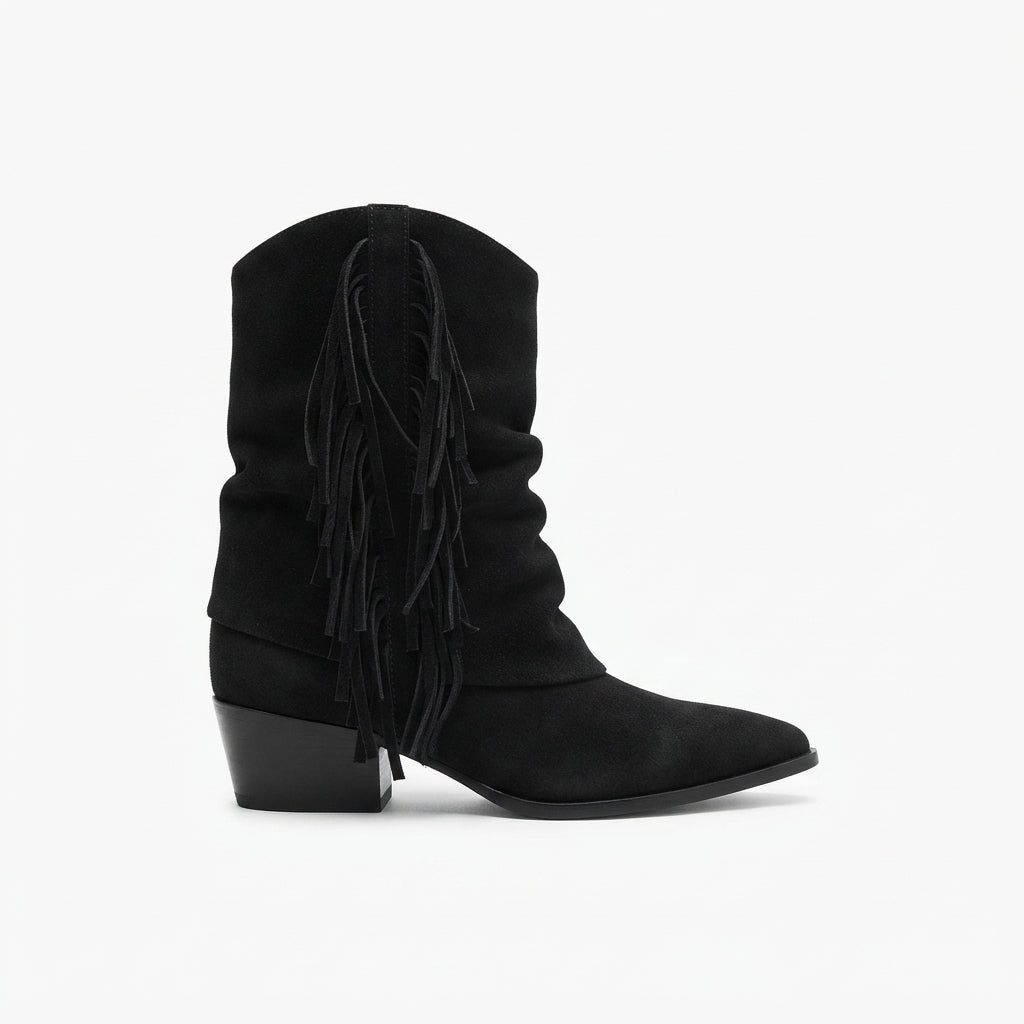 Botas de Cowboy de Ante para Mujeres