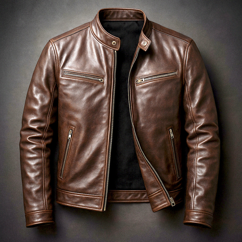 Chaqueta de Cuero Lucca