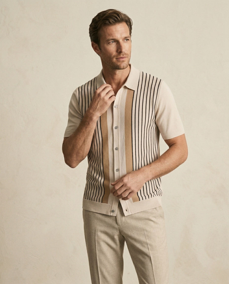 Camisa Polo con Botones Línea Heritage