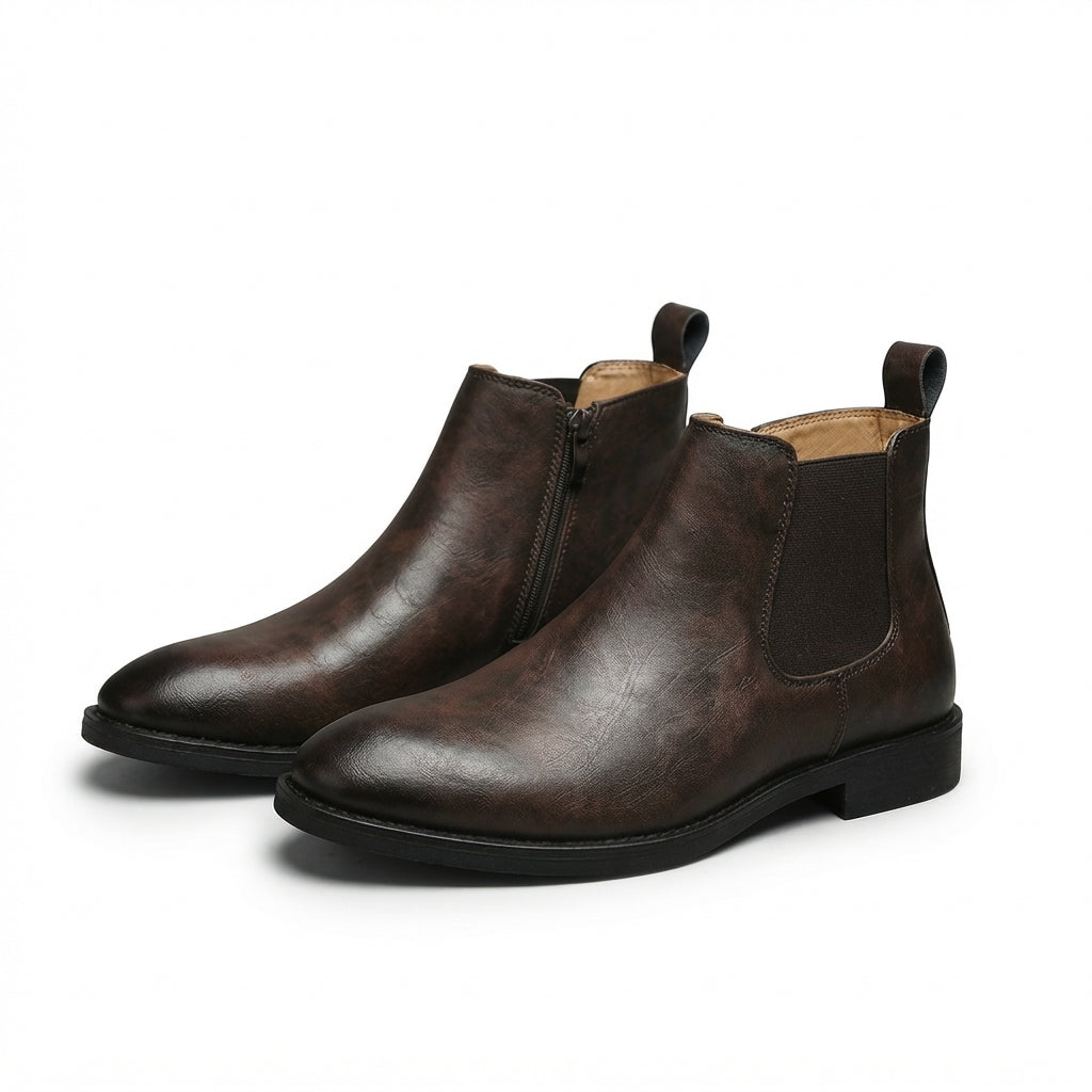 Botas Chelsea de Cuero para Hombre