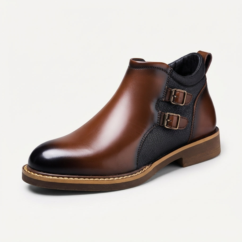 Botas de Cuero para Hombre, Cómodas y de Tobillo