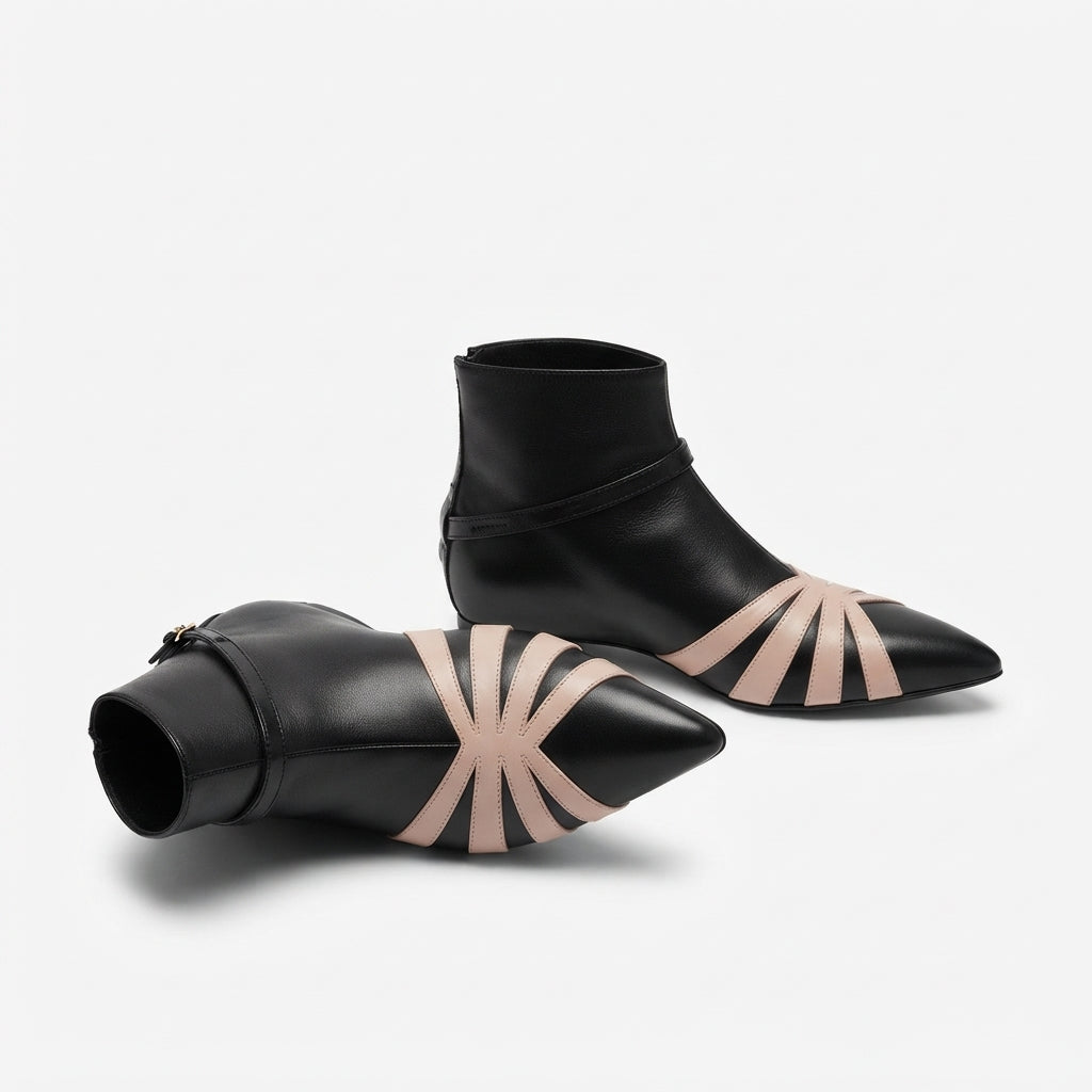 Botines Elegantes de Punta para Mujer