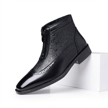 Botas de Cuero Brogue para Hombre