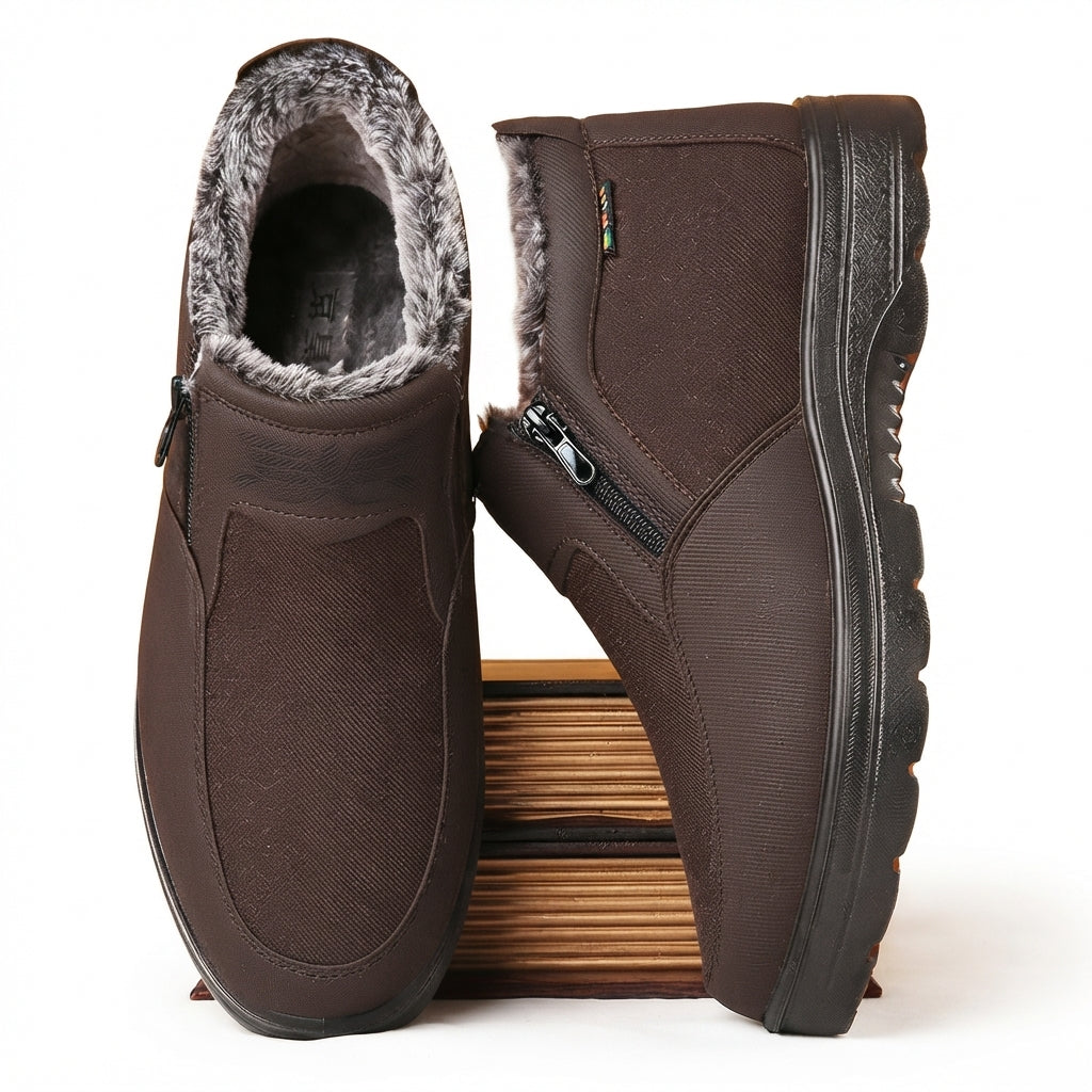 Botas de Cuero Acolchadas para Hombre
