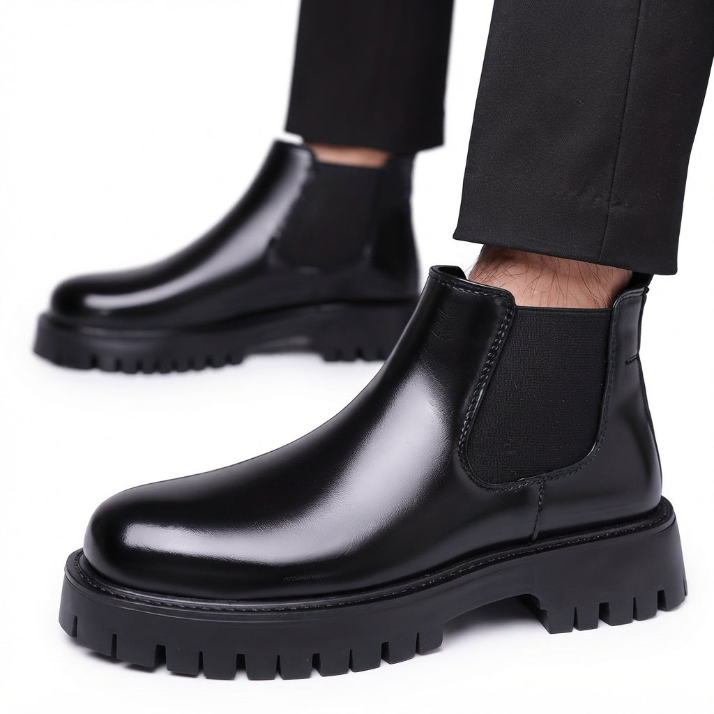 Botas Chelsea de Plataforma Resistentes para Hombre